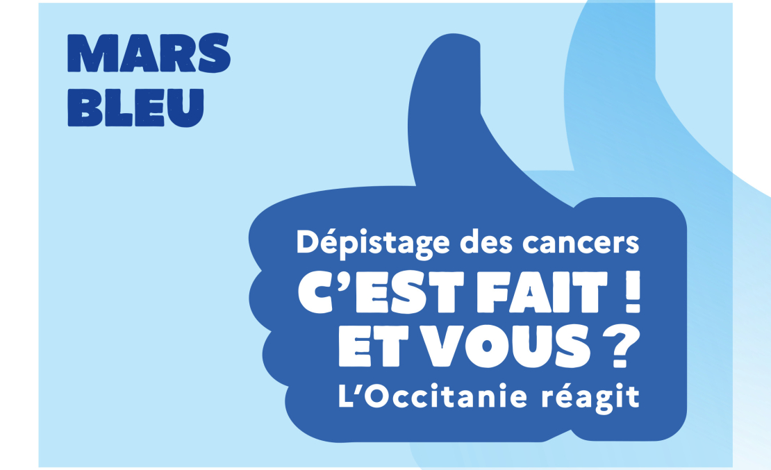 Mars Bleu, le mois de sensibilisation au dépistage du cancer colorectal