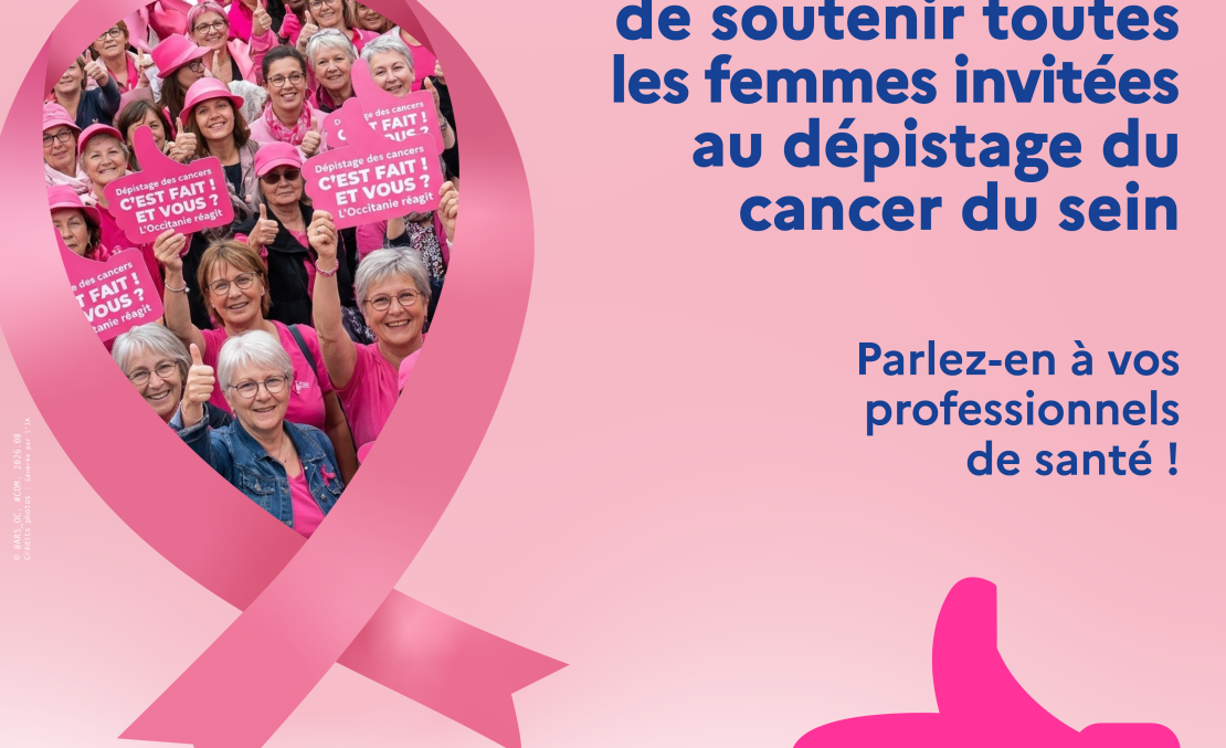 Octobre Rose : mobilisons-nous auprès de nos patientes