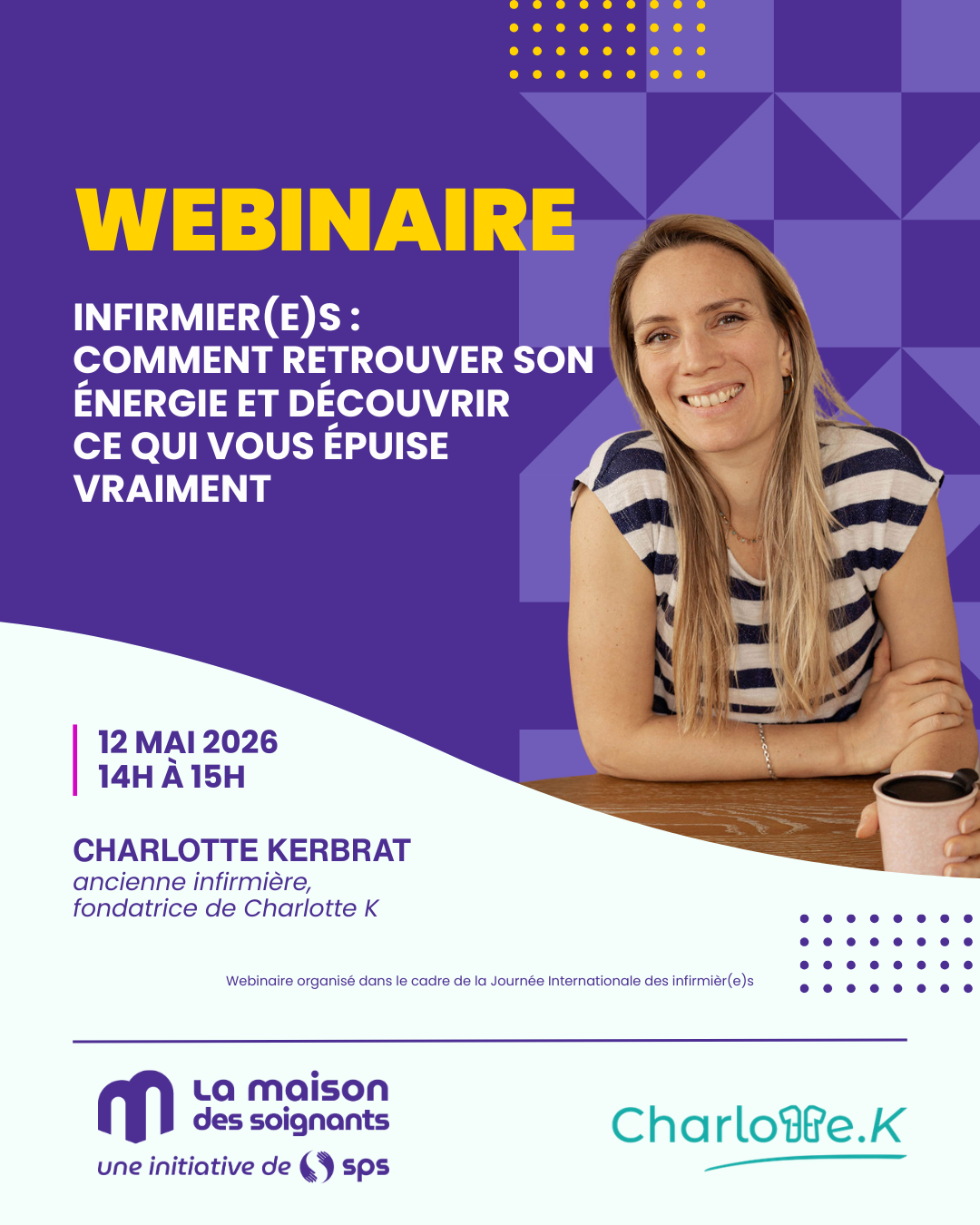 SPS webinaire Infirmier(e)s : comment retrouver son énergie et découvrir ce qui vous épuise vraiment