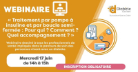 Webinaire Diabète Occitanie "Traitement par pompe à insuline et par boucle semi-fermée"